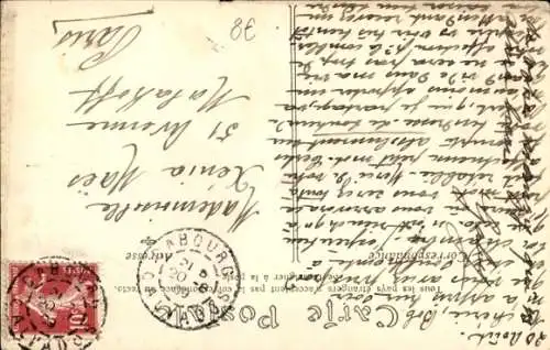 Ak Cabourg Calvados, Grand Hotel, Facade sur la Mer