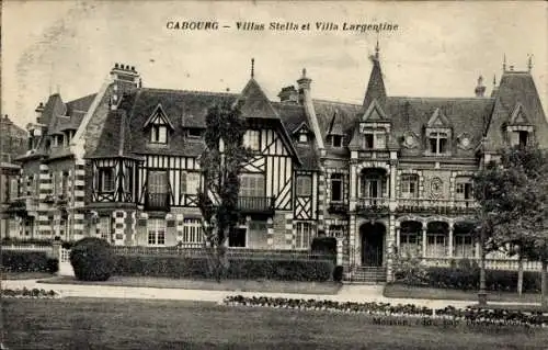 Ak Cabourg Calvados, Villas Stella, Villa Largentine