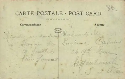 Ak Cabourg Calvados, Villas Stella, Villa Largentine