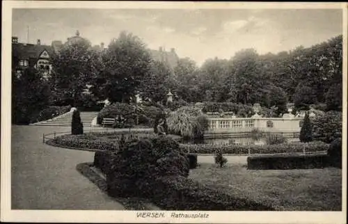 Ak Viersen in Nordrhein Westfalen, Rathausplatz