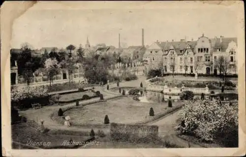 Ak Viersen in Nordrhein Westfalen, Rathausplatz