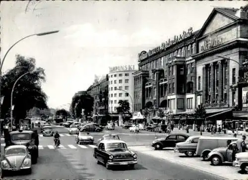 Ak Berlin Charlottenburg, Kurfürstendamm, Kempinski, Autos