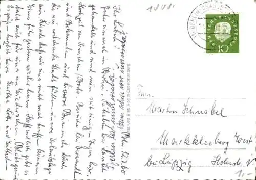 Ak Berlin Charlottenburg,  Gedächtniskirche, Autotunnel, Straßenansicht, Auto