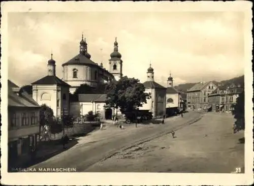 Foto Ak Bohosudov Mariaschein Region Aussig, Basilika