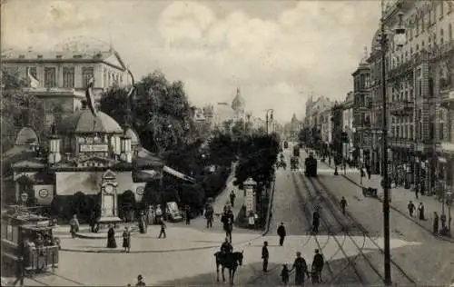 Ak Hannover in Niedersachsen, Georgstraße, Cafe Kröpcke