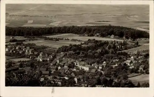 Ak Bad Liebenstein im Thüringer Wald, Landschaftsaufnahme, Wohnhäuser, Wälder, Felder