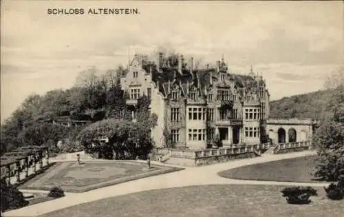Ak Altenstein Bad Liebenstein im Wartburgkreis, Schloss Altenstein