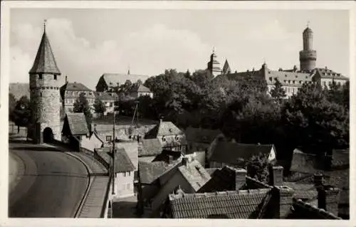 Ak Bad Homburg vor der Höhe im Taunus Hessen, Schloss, Altstadtbrücke