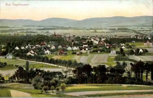 Ak Bad Oeynhausen in Westfalen, Landschaftsansicht, Stadtansicht von  Schonpanorama, 1900