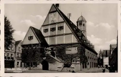 Ak Weiden in der Oberpfalz, Rathaus