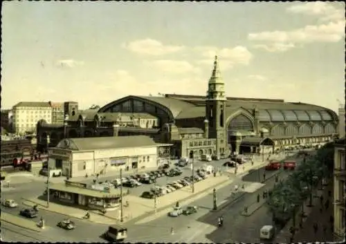 Ak Hamburg Mitte Neustadt, Dammtor, Viktoria-Turm, Hamburg Hauptbahnhof, historische Architekt...