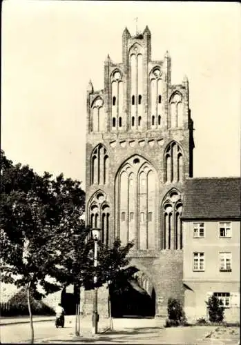 Ak Neubrandenburg in Mecklenburg, Treetower Tor