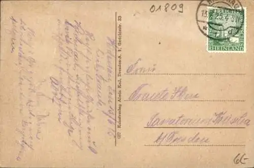 Ak Heidenau in Sachsen, Rathaus