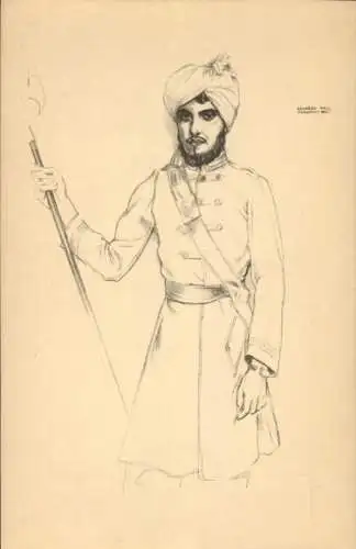 Künstler Ak Malta, E., Exposition de Paris 1937, Empire Portugais, Inde