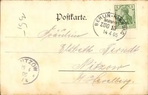 Ak Kötzlin Breddin in der Prignitz, Gasthof