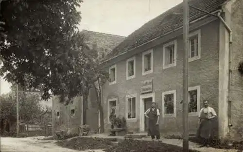 Foto Ak Bautzen in der Oberlausitz, Schuhmacher Pachert