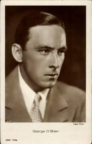 Ak Schauspieler George O'Brien, Portrait