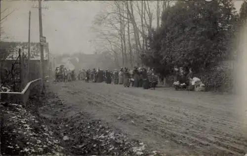 Ak Heimsbrunn Elsass Haut Rhin, Räumung, Namensaufruf