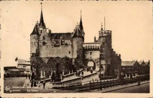 Ak Anvers Antwerpen Flandern, le Steen