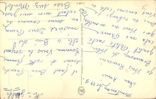 Künstler Ak Par pitié...chut, Humor, Mann kommt spät nach Hause