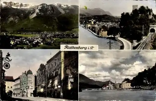 Ak Rattenberg Tirol, Blick auf Ort, Straße, Häuser