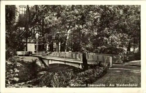 Ak Eberswalde in der Mark, am Weidendamm