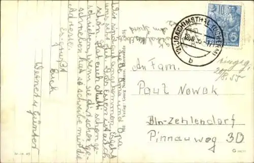 Ak Eberswalde in der Mark, am Weidendamm