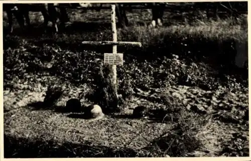 Foto Ak Soldatenfriedhof, Soldatengrab, I. WK