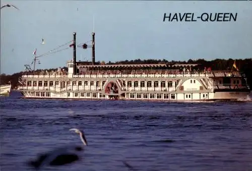 Ak Berlin, Dampfer Havel Queen
