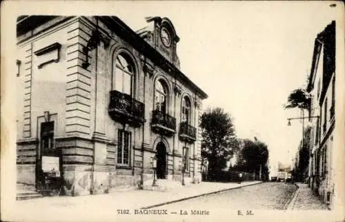 Ak Bagneux Hauts de Seine, La Mairie