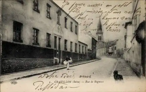 Ak Chatillon Hauts de Seine, Rue de Bagneux