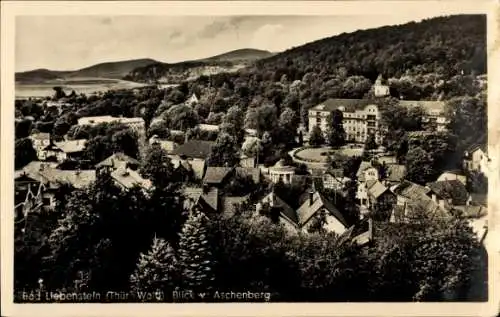 Ak Bad Liebenstein im Thüringer Wald, Panoramablick, Stadtansicht, Aschenberg, Thüringer Wald