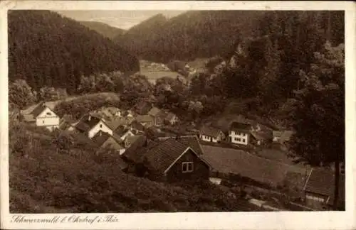 Ak Schwarzwald Ohrdruf in Thüringen, Panorama