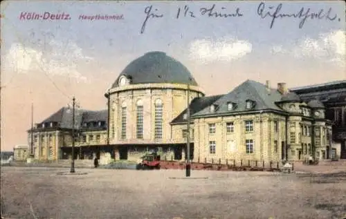 Ak Köln Deutz am Rhein, Hauptbahnhof