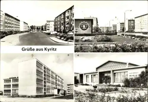 Ak Kyritz in der Prignitz, Am Ring, Otto Grotewohl Straße, Kulturhaus Wilhelm Pieck