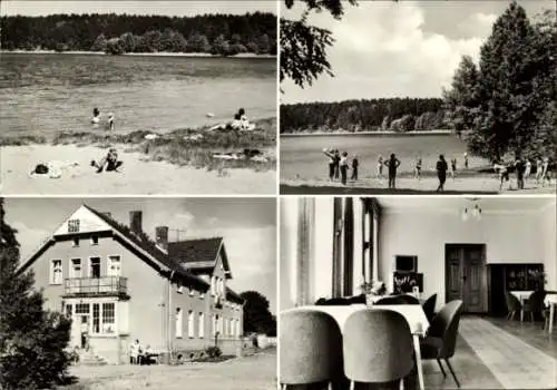 Ak Menz Stechlin in der Mark, Ferienheim des VEB Förderanlagen und Kranbau Köthen Ludwigshorst