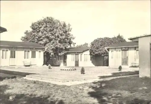Ak Markkleeberg in Sachsen, Ferienheim, Bungalows, ruhige Umgebung, Gartenanlage