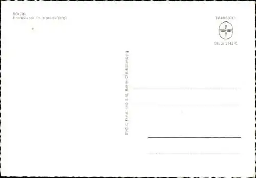 Ak Berlin Tiergarten Hansaviertel, Hochhäuser