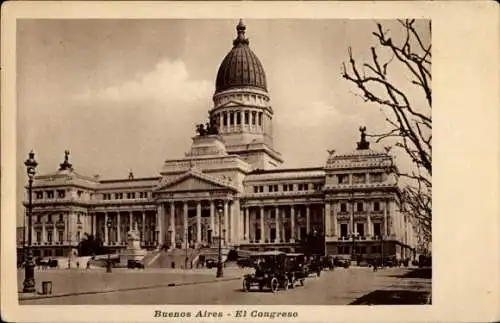 Ak Buenos Aires Argentinien, El Congreso