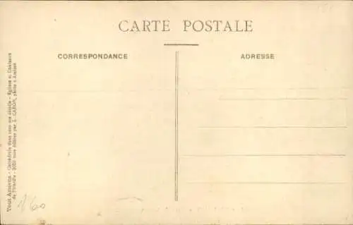 Ak Amiens Somme,  Rue Jules-Barni, Stadtansicht, historische Gebäude