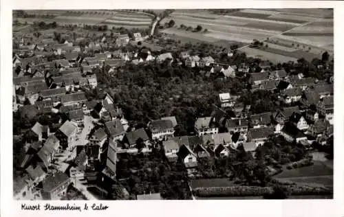 Ak Stammheim Calw im Schwarzwald, Fliegeraufnahme