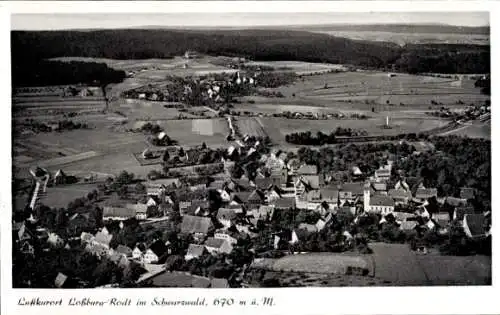 Ak Loßburg im Schwarzwald, Fliegeraufnahme