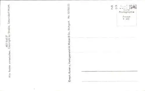 Ak Uhingen an der Fils, Fliegeraufnahme