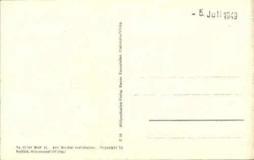 Ak Sennfeld Adelsheim in Baden, Fliegeraufnahme