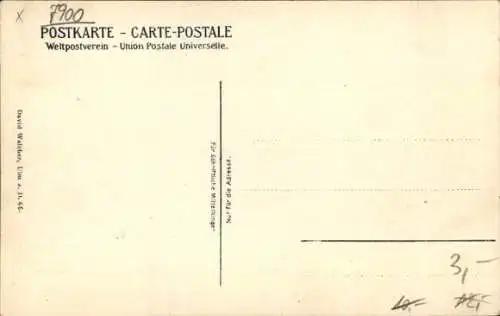Ak Ulm an der Donau, Rathaus