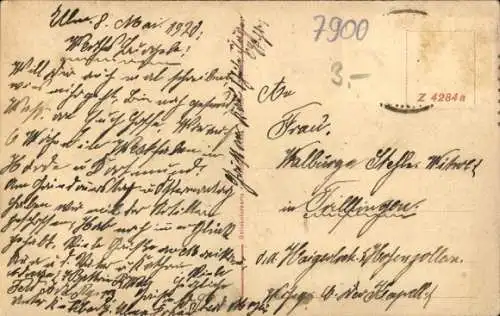 Ak Ulm an der Donau, Rathaus