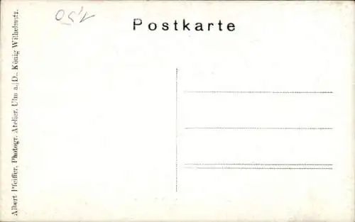 Ak Ulm an der Donau, Wandgemälde, Rathaus