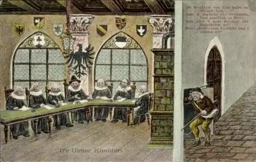 Ak Ulm an der Donau, Der Ulmer Kuhhirte