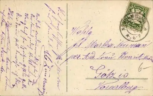 Ak Ulm an der Donau, Der Ulmer Kuhhirte