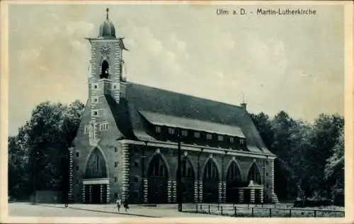 Ak Ulm an der Donau, Martin Luther Kirche